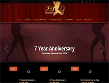 Tablet Screenshot of foxyclubny.com